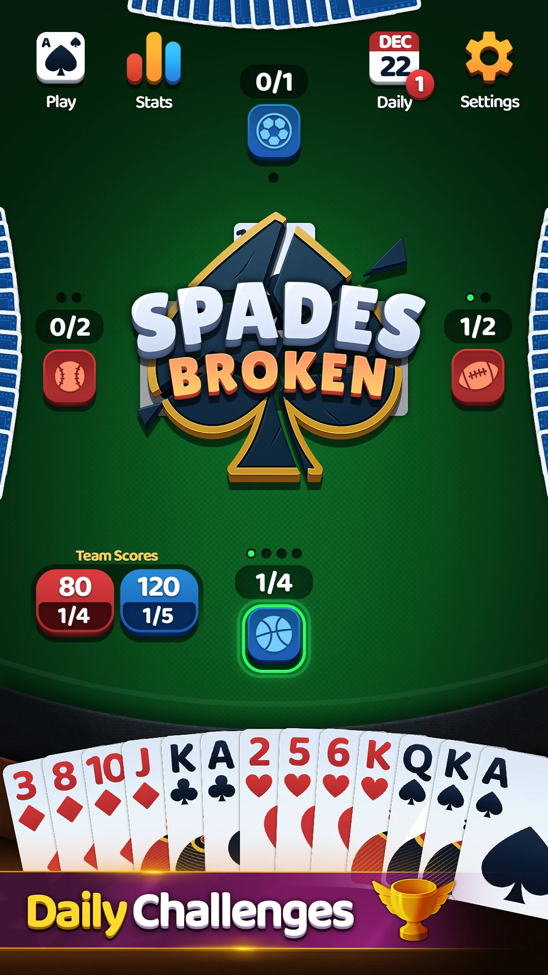 Spades Origins: Card Game screenshot