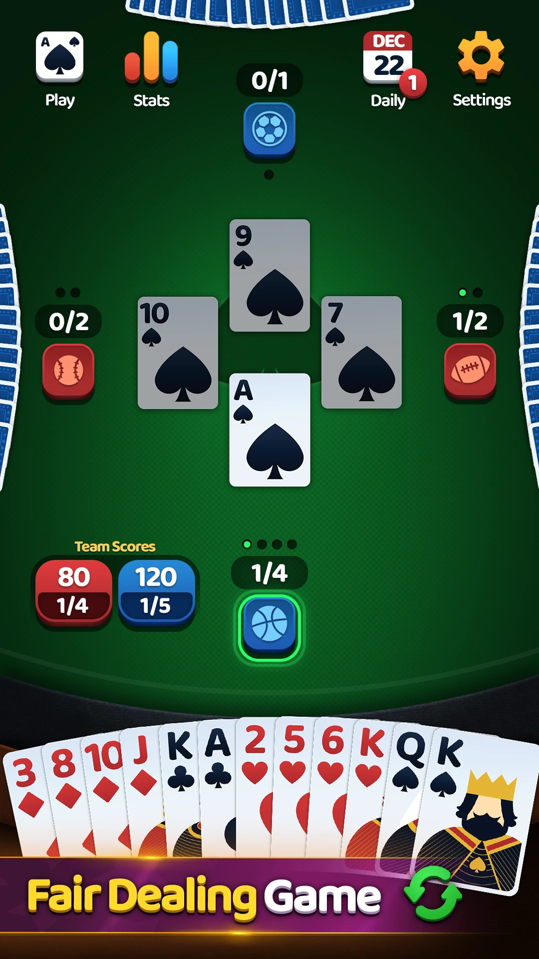 Spades Origins: Card Game screenshot