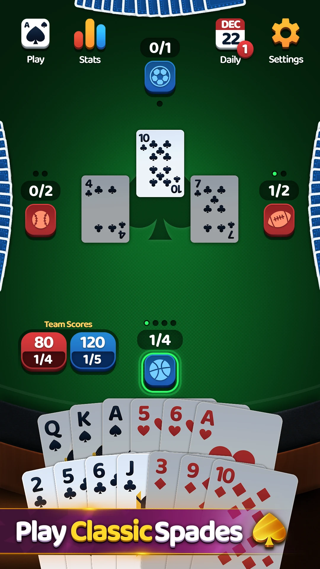 Spades Origins: Card Game screenshot